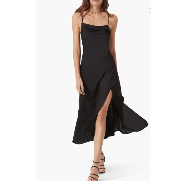 ASTR The Label Dresses & Skirts - ASTR the label  Cowl Slip Midi Dress L